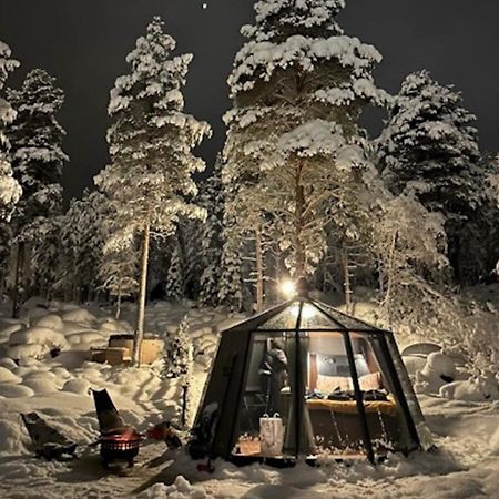 Aurora Igloo With Private Hot Tub By Invisible Forest Lodge Rovaniemi Exterior foto