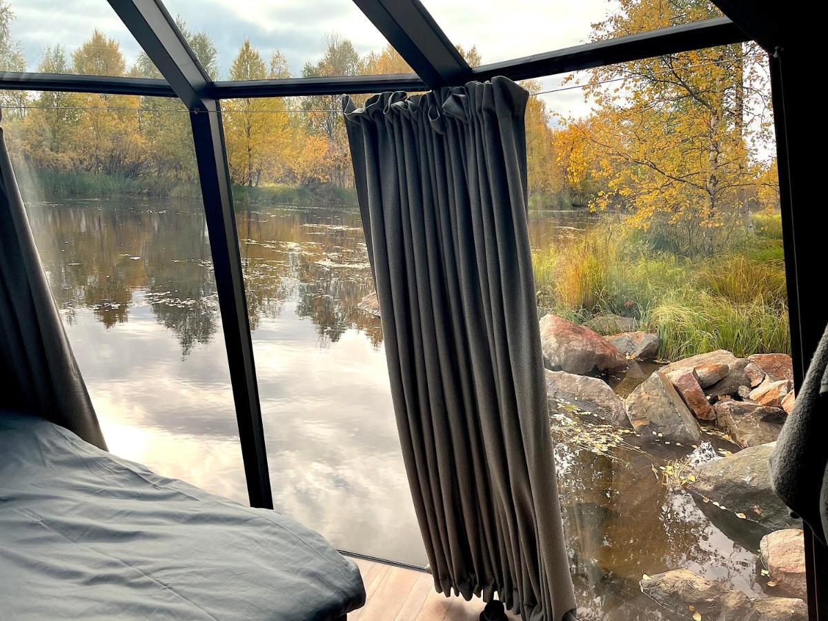 Aurora Igloo With Private Hot Tub By Invisible Forest Lodge Rovaniemi Exterior foto